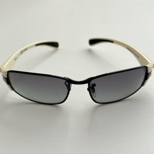 Ray Ban white sunglasses small size/could be kid sized
